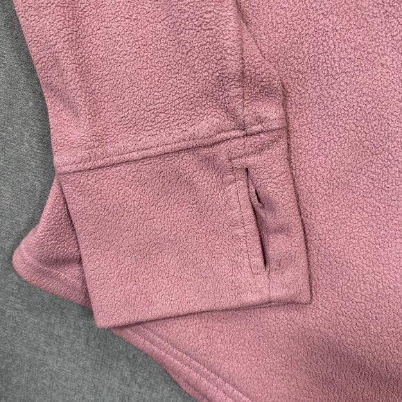Old Navy Active Womens Go-Dry Pink Full-Zip Fleece Sweater Jacket Large - Picture 9 of 11
